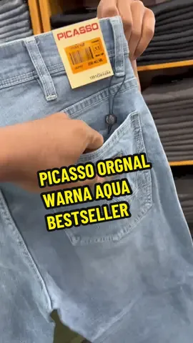 Yang belum kebagian warna aqua langsung merapat ke kerkun bosku 🤩🔥 #picasso #slimfit #affiliate 