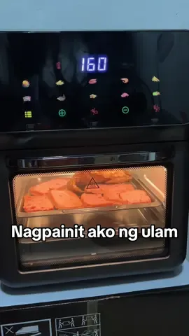 Nagpainit ako ng ulam😋Pwedeng oven pwedeng microwave pwedeng air fryer! ganda niya! Tipid pa sa mantika! #airfryer #microwave #oven #tixxairfryer #fyp 