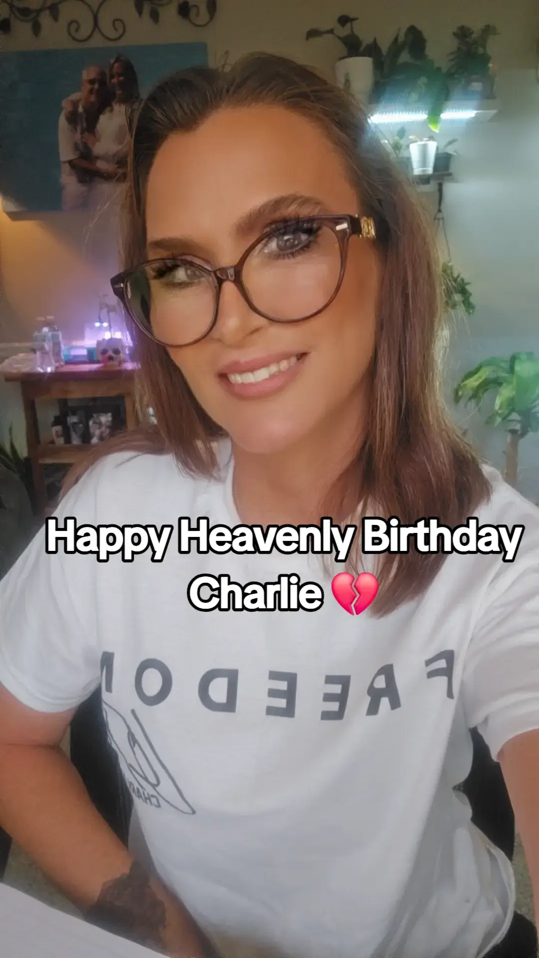 Today is Charlie's birthday, a day of appreciation of Charlie, his inspiration, his all around pure love of people..  May Charlie fly high and rest in peace! #charliekirk #heavenlybirthday #heaven #rip #america 