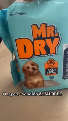 Tapete Higiênico Mr Dry 80x60cm 30 Unidades: ❌ R62,99 🔥 R51,93 Para seu pet ter mais conforto! 🐾 #TapeteHigiênico #MrDry #Pet https://s.shopee.com.br/9pVgvN047B