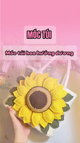 Lên mẫu túi hoa hướng dương size lớn cho các ty đây ạ🌻🌻🌻#tiemlendily #crochet #crochetbag #sunflower 