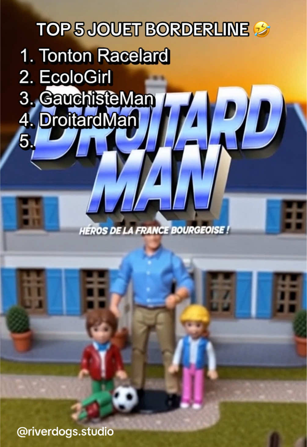 TOP 5 des jouets borderline #funny #humour #tiktokfrance #caricature #parodie 