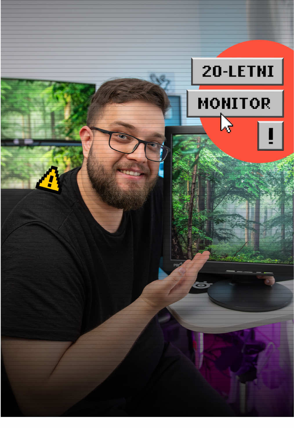 A ile lat ma Twój monitor? #monitor #morele #retro 