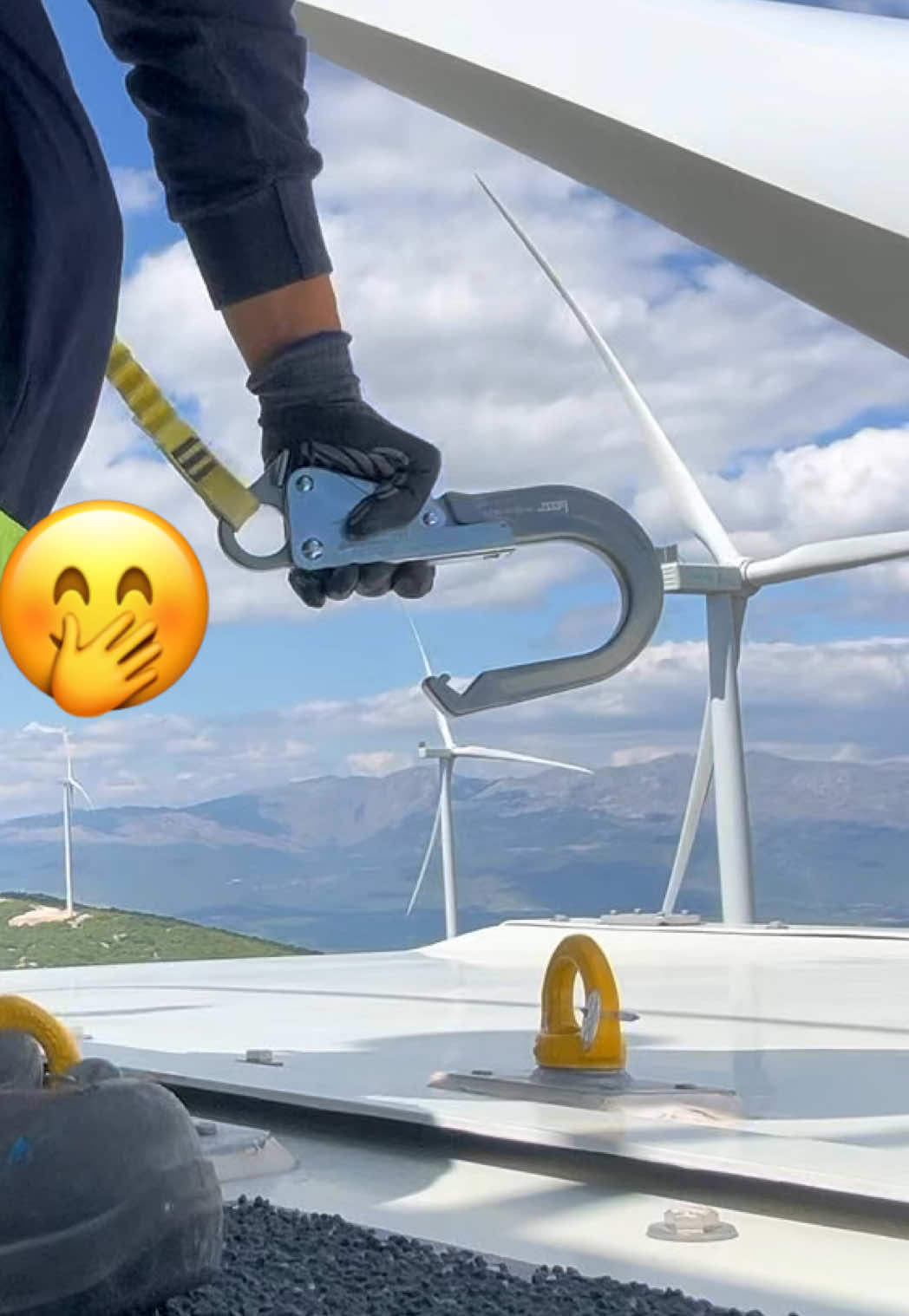 140m 🫡  #Love #girl #windturbine #viral 