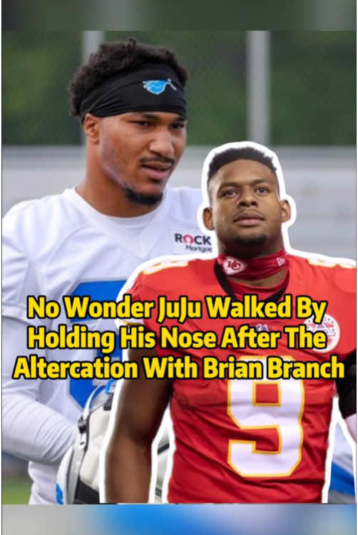 No wonder Juju walked by holding his nose after the altercation with Brian Branch;he had three ways to make Branch look like a fool.#jujusmithschuster #brianbranch #fyp #usa #foryoupage #us #celebrity 