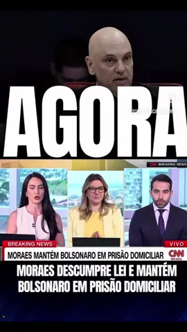 Moraes Descumpre Lei e mantém Bolsonaro Preso ! #politica #ministro #moraes 
