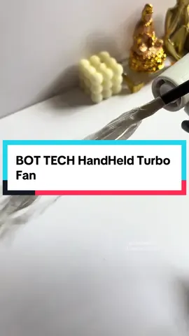 Long-lasting wind with 5000mAh power! BOT TECH HandHeld Turbo Fan #bottechturbofan #turbofan #minifan #aenttandem 