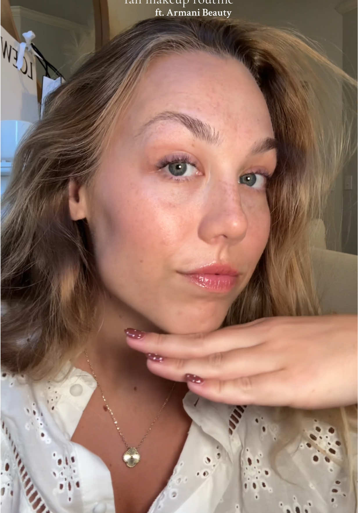 loving this natural makeup look for fall❤️🍁 @Armani beauty  #makeuptutorial #armanibeauty #armanibeauties #MakeupRoutine #naturalmakeup 