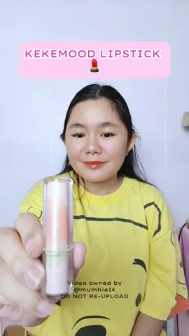 ✨ One swipe instant mood lift! 💋 Get your glow and confidence with Kekemood Lipstick 💄 #kekemood #kekemoodlipstick #lipstick #makeupph #beautyfinds 