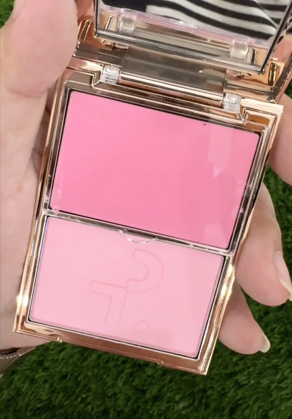 Patrick Ta Major Headlines Double-Take Crème & Powder Blush Duo in Just Enough. Got this from Beauty Indulgence PH 🤍   As a blush girlie, super excited to add this to my collection ☺️💖           #patrickta #beauty #makeup #fyp #foryou 