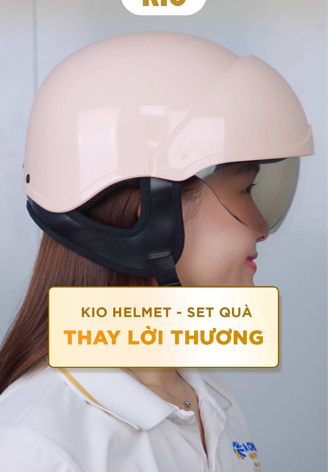 Kio KN03 - Set quà thay lời thương. Gửi trọn yêu thương cho người ấy ngày 20/10 này.  #kiohelmet #quoctephunu #mubaohiem #viral #mubaohiemchinhhang 
