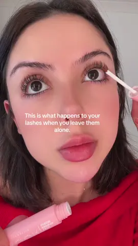 As in, don’t damage them with extensions. All you need is a good lash serum🩷