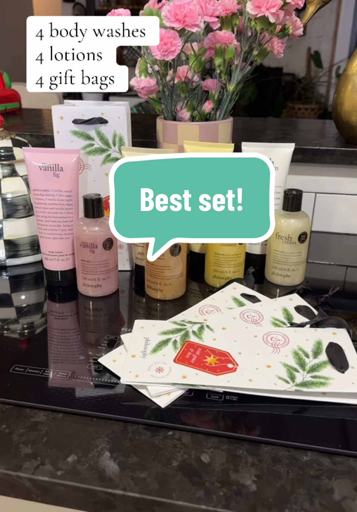 🫧✨ Body wash and lotion are always the kind of gifts everyone loves — because if you’re taking showers, you need them! 😄 This QVC holiday bundle is amazing — it comes with a luxurious body wash, a hydrating lotion, and a ready-to-gift bag, all in your favorite scents. 🎁 Perfect for stocking stuffers, teacher gifts, or just treating yourself this season. Clean, soft, beautifully scented skin — that’s my philosophy. 💛 @QVC, Inc  #MyPhilosophy #QVCFinds #HolidayGifts #BodyWashAndLotion #GiftSet #SelfCareEssentials #PhilosophyBeauty #HolidaySelfCare #qvcloyaltyprogram 