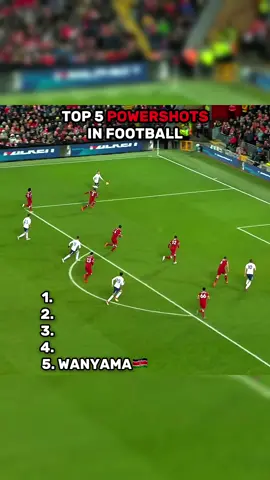 Top 5 powershots in football #football #powershot #fyp 