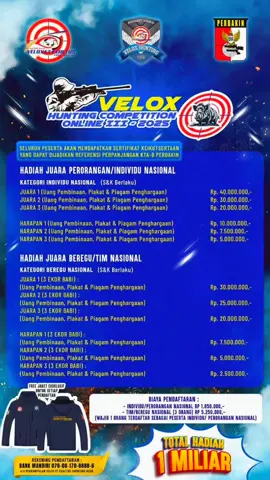 #lomba #berburu #velox 3#