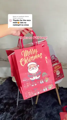 Replying to @LashDolls Online Shop #christmaspaperbags #giftbags ##papergiftbags 