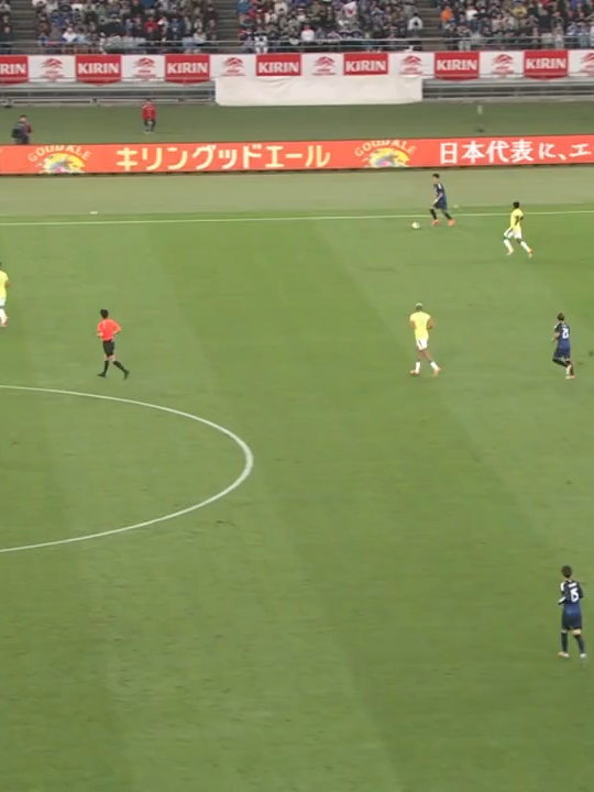⚽️キリンチャレンジカップ2025🏆 サッカー王国相手に歴史的初勝利へ‼ ／ 後半１７分 #堂安律 と #伊東純也 と繋いで 最後は #中村敬斗 がゴールで同点‼ ＼ 日本２－２ブラジル #テレビ朝日 系列地上波にて生中継📺⚡ #JFA #サッカー日本代表 #テレ朝サッカー #サッカー