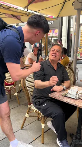 The Reaction after I spoke their languages 😍🇮🇶 . Iraq is home to many languages including Arabic, Kurdish, Aramaic, Turkmen and so on. . #iraq #arabic #kurdish #japan #vienna 