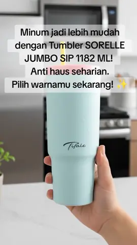 Tumbler SORELLE JUMBO SIP, awet tahan banting! Cocok buat kamu yang aktif dan butuh minum banyak. 💦 #TifaleTumbler #JumboSip #TahanBanting #affiliatetiktok 