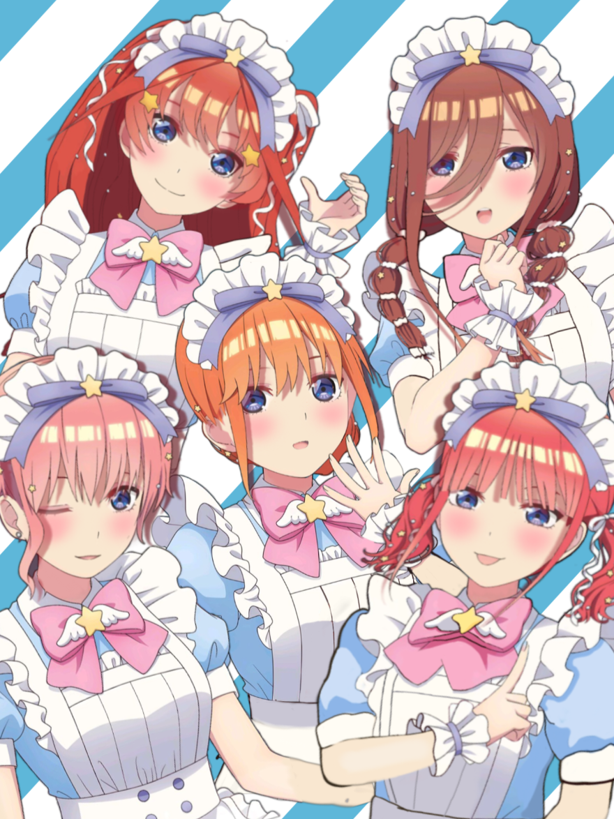 #nakano girl edit 2020trend Nino,Miku,itsuki,yotsuba,ichika#thequintessentialquintuplets , colored by alightmotion,slowed version #fypviralシ 