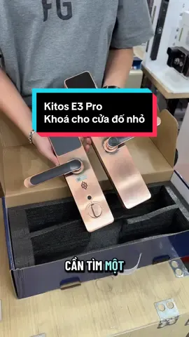 ❌ Nếu bạn đang cần tìm mẫu khoá vừa rẻ vừa ngon thì - Kitos E3 Pro chính là ứng cả viên sáng giá #khoacuago #khoacuathongminh #khoacuavantay #viralvideo🔥 #xuhuongtiktok 