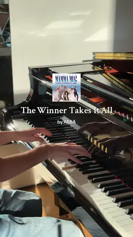 I don’t wanna talk… (I love this one so much)💗 #abba #thewinnertakesitall #mammamia #pianocover #pianotok 
