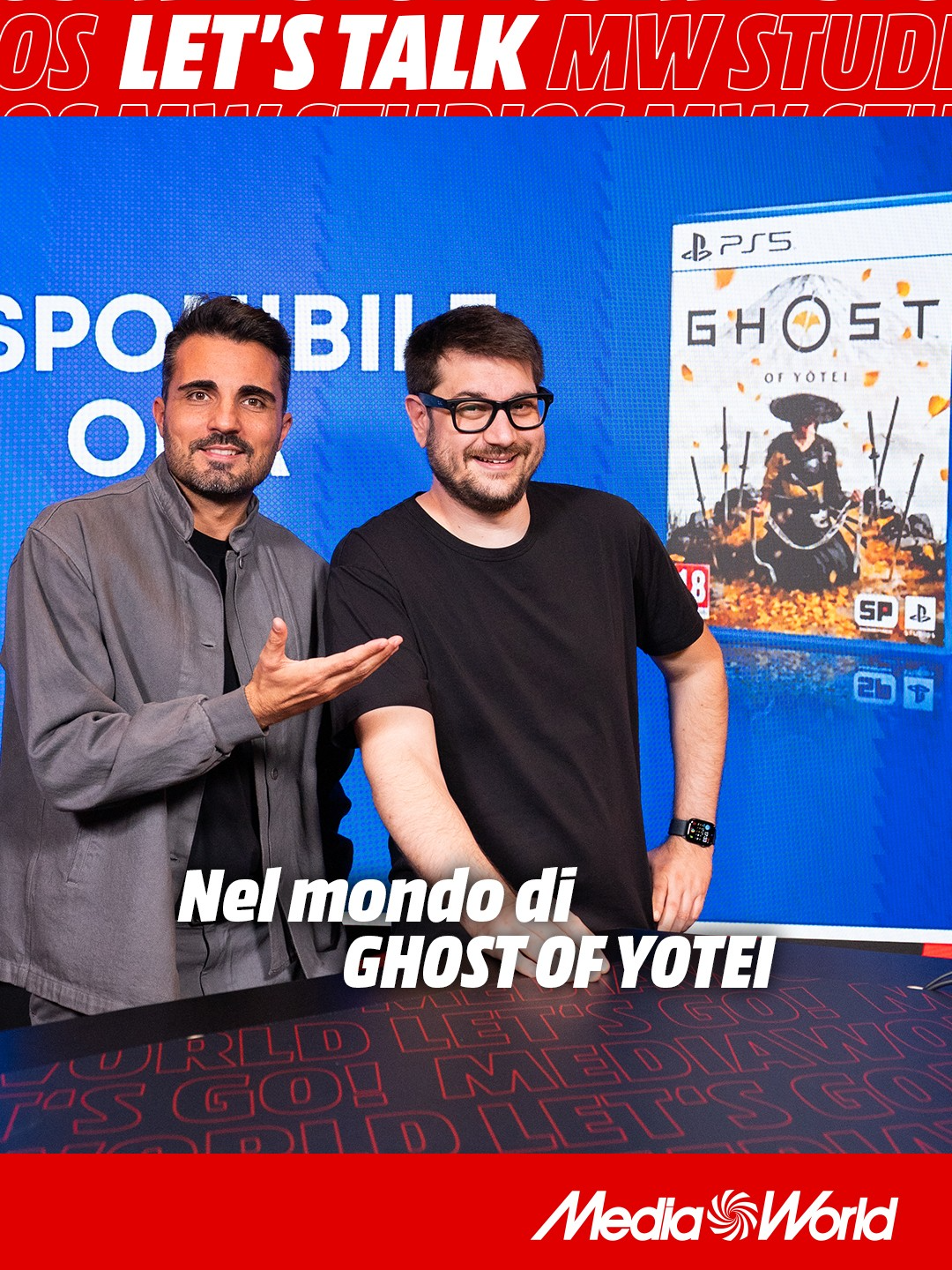 Ghost of Yotei porta tutta la giapponesità direttamente a casa tua: samurai, estetica zen e tanta azione ⚔️   Scopri di più nella nuova puntata di #LetsTalk con @thebryanbox e @ilgattosultuboreal👇   Guarda subito l’episodio completo sul nostro canale YouTube! ▶️   #MediaWorld #LetsGo #MWStudios #GhostOfYotei