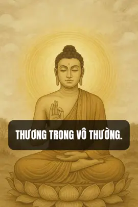 Khi hiểu vô thường, ta học cách thương mà không khổ.                                                                              NAM MÔ BỔN SƯ THÍCH CA MÂU NI PHẬT 🙏🏻.                                                                                                         #nguoitruyenphap #loiphatday #phatphap #songtinhthuc 