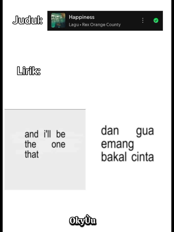 judul happiness  lirik ngenes..😹 #fyp#happiness#song#lagu - - izin bang @wishkeyx 