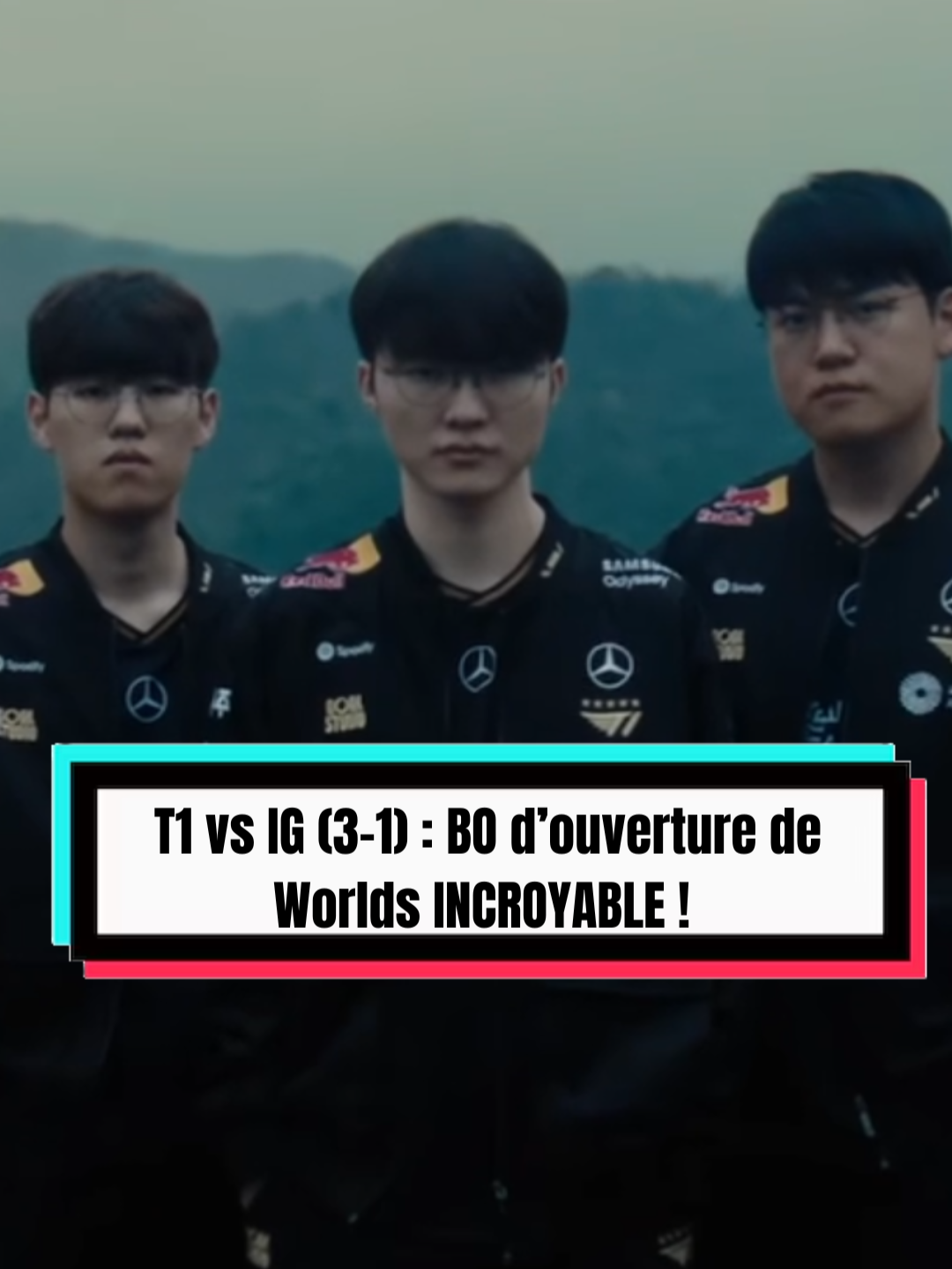 T1 vs IG (3–1) : BO d’ouverture de Worlds INCROYABLE ! #LeagueOfLegends #riot #LOLFR #esport #t1  Debrief à chaud de l’ouverture de Worlds League of Legends : T1 3–1 IG dans une série serrée et spectaculaire. On décortique les drafts, les turning points, la gestion du tempo, et les clutchs qui ont fait basculer le BO. Focus sur les duels Faker–Rookie, l’impact jungle/support, et ce que cette entrée en matière annonce pour la suite du tournoi.