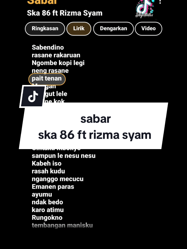 asik kii 🎧💃 . #liriklagu #lirikgoogle #nyanyibareng #trendingsong #fyp 
