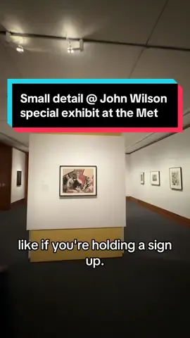 It’s the little things!! Nod to the subject of Strike in John Wilson special exhibit at the Met #themet #tourguide #nycart #metropolitianmuseumofart #boston 