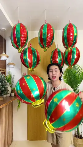 Malalaki pala ang hanging christmas balloons magandang christmas decor #christmasballoons #christmasdecor #inflatablechristmasdecor #homeimprovement 
