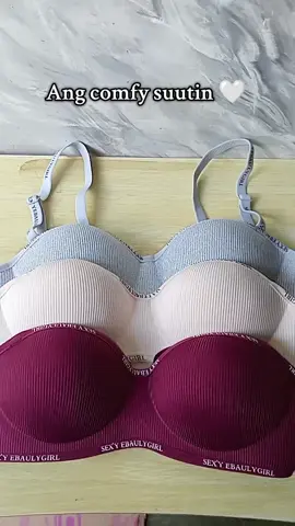 ang comfy suutin nito bii 🥰 100+ lang may push up bra kana 🤍 #bra #pushupbra #seamlessbra #wirelessbra #braforwomen 