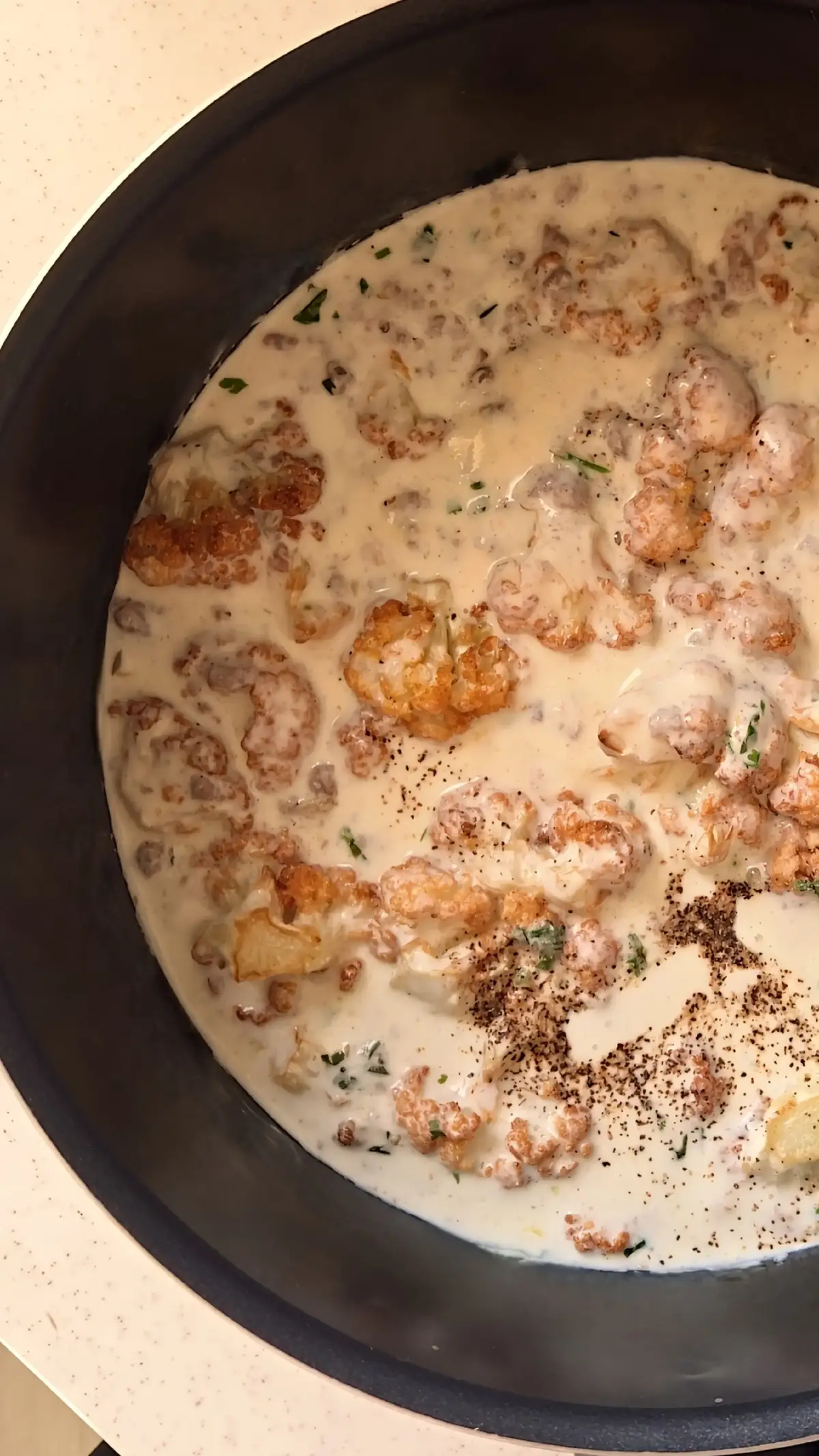 أكلة فلسطينية (الزهرة باللبن ) #طبخ #فلسطين 