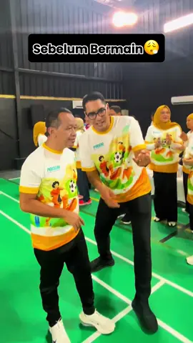Menonton Pak Menteri @bahlillahadalia bertanding Badminton, energinya sangat luar biasa. ada yang berani tanding? 😃 #MasDana #StafKhususESDM #Porseni2025