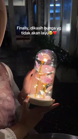 Aku udah dikasih, kalian kapan😋 #florist #birthdaygift #bunga #kadoultah #bungalampu 