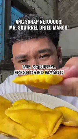 Uy masarap tooo! Lasang fresh talaga! Mas nagustuhan ko to kesa sa ibang dried mango! Ang saraaaap! #driedmango #driedmangomukbang #mrsquirreldriedmango #mukbang #foodtiktok 