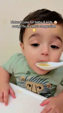 Cold flue cough remedy for baby and kids#cutebaby #homeremedy #babyfood #viralvideo #babytiktok 