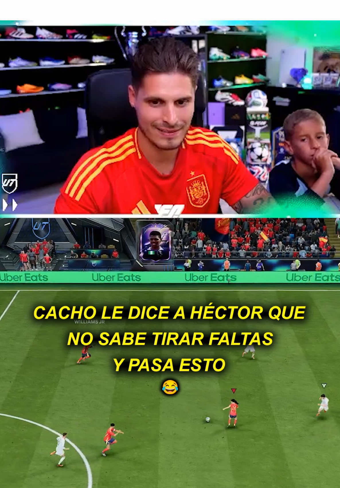 Vaya vacilada de héctor..😂😂 #cacho01 #eafc26 #fc26 #hector #easports 