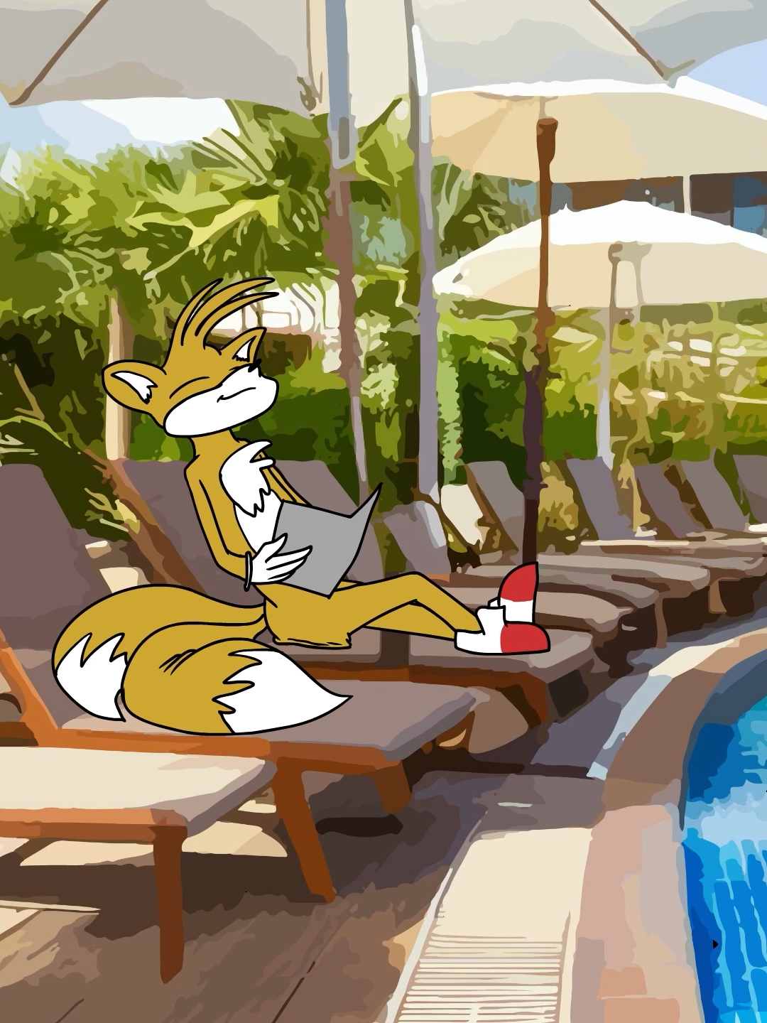 What a loving couple #sonicthehedgehog #vacation #marriage