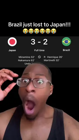 Japan come come back to beat Brazil for the first time in their history!!!! #brazil #japan #football #fypシ゚ 