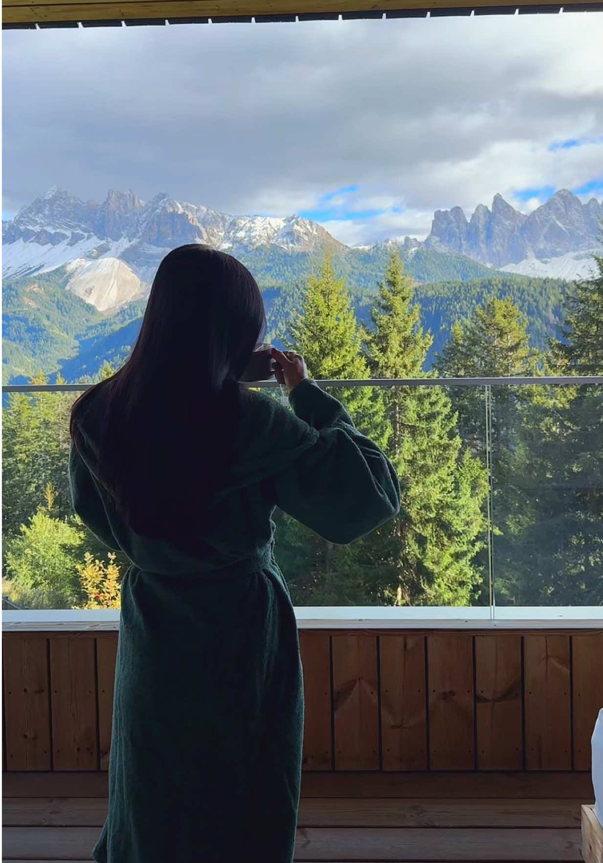 Gratitude always creates more things to be grateful for.  #solotravel #manifestation #dolomites 