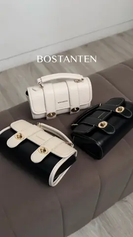 Black for classy days, white for soft moods, and black & white when you want both 😉 The Marsya Bag fits them all! #MarsyaBag  #Fyp #Bostanten #TasSelempang #TasWanita 