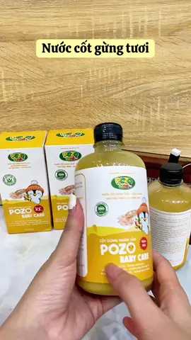 Nước cốt gừng tươi không bã Pozo#nuoccotgung #nuoccotgungtramkhuynhdiep #pozo  #nuoccotgungngamtampozo 