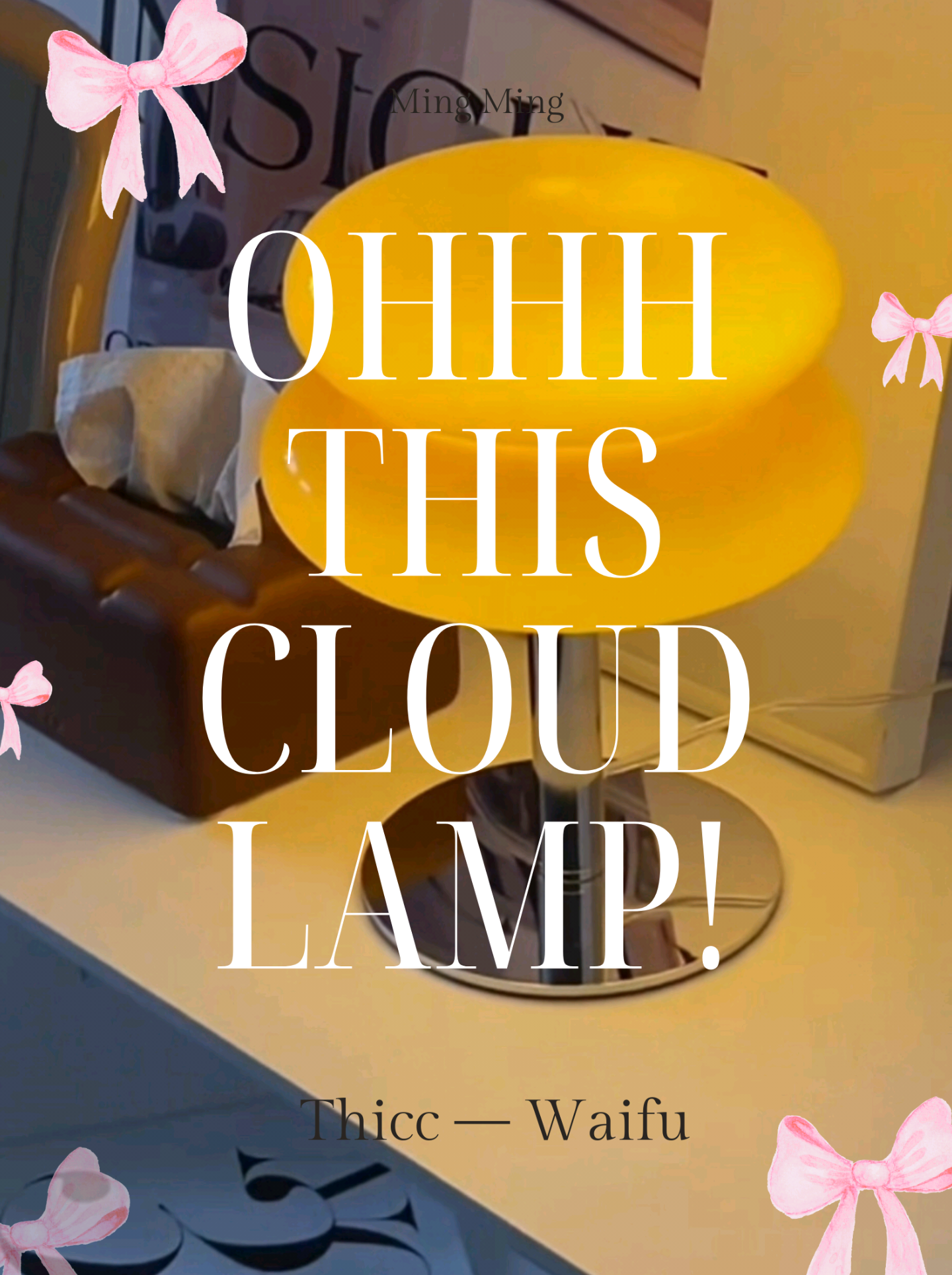 Cloud Lamp ☁️ #lamp #sidelamp 