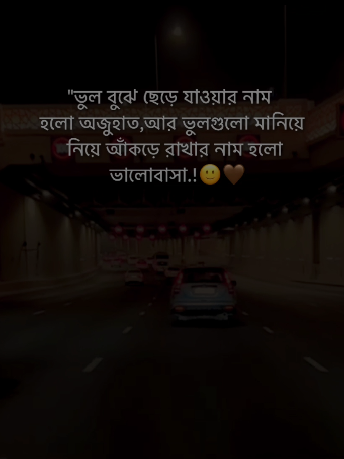 ভুলগুলো মানিয়ে নিয়ে আঁকড়ে রাখার নাম হলো ভালোবাসা.!🙂🤎 #foryou #foryoupage #fypシ゚ #viral #growmyaccount @TikTok @TikTok Bangladesh 