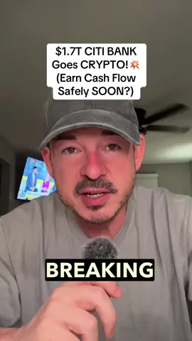 October 14th, 2025 🗞️🚨$1.7T CITI BANK Goes CRYPTO!💥 (Earn Cash Flow Safely SOON?) Guys, breaking news — $1.7 TRILLION Citi Bank just announced they’re launching crypto custody in 2026. Most people are sleeping on how massive this is. Everything we’re painfully buying now while the market bleeds will soon earn safe, compliant yield under full banking regulation. This is great XRP news potentially for the future. Right now, earning yield means trusting shady exchanges that can freeze your funds or halt trading — like we saw last Friday. But when giants like Citi Bank and JP Morgan step in with regulated custody + staking, it unlocks institutional money. Pension funds, hedge funds, and corporations that were once legally barred from touching XRP or crypto will finally get the green light. And don’t forget — Ripple’s custody arm is already live, Fidelity’s managing crypto, and Morgan Stanley just ordered 16,000 advisors to start allocating digital assets. The writing’s on the wall — we’re closer than ever to safe, compliant crypto yield. #CryptoNews #XRP #CitiBank #BreakingNews #Crypto