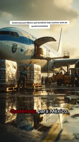Guatemala para México ¡qué bendición Sale el primer avión de ayuda humanitaria #mexico #mexico🇲🇽 #mexicocheck #guatemala #parati 