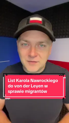 List Karola Nawrockiego do Ursuli von der Leyen w sprawie migrantów ##nawrocki##list##prezydent##vonderleyen##migranci
